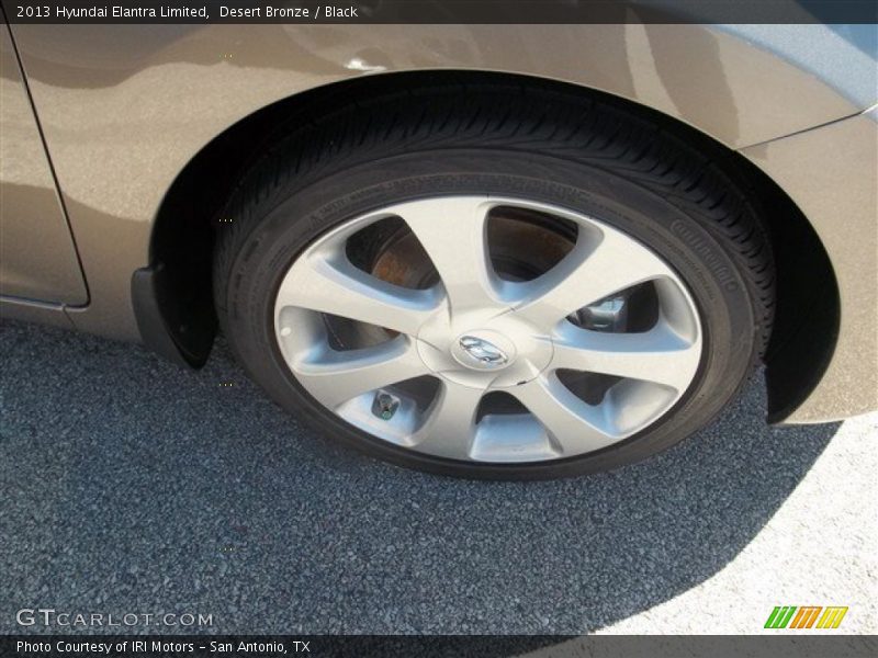Desert Bronze / Black 2013 Hyundai Elantra Limited