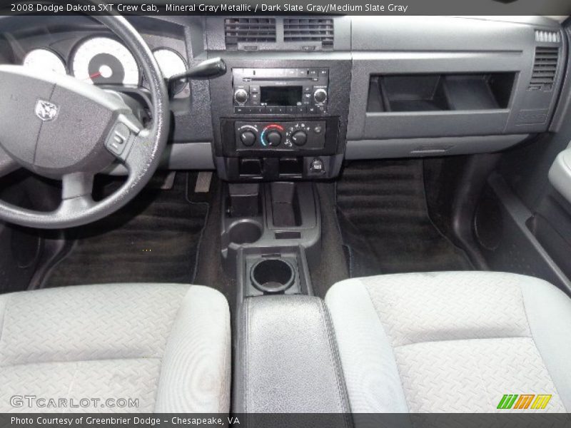 Mineral Gray Metallic / Dark Slate Gray/Medium Slate Gray 2008 Dodge Dakota SXT Crew Cab