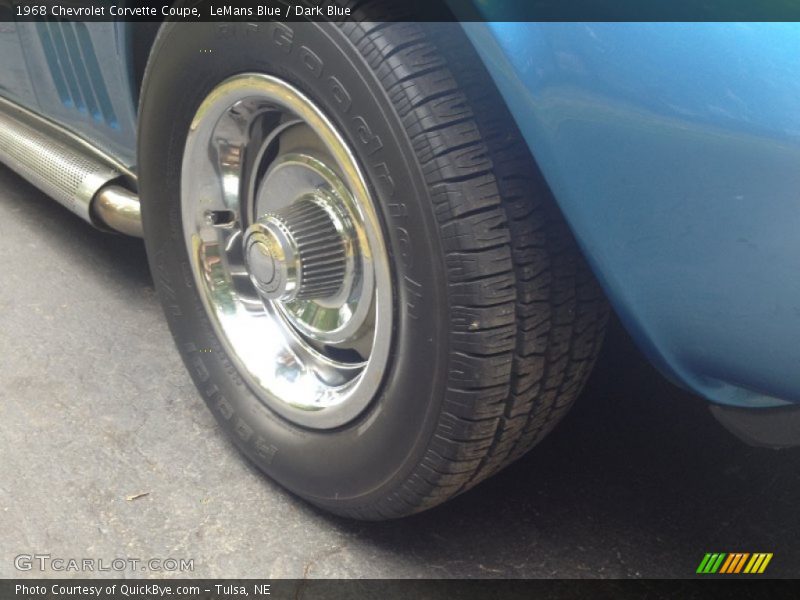 LeMans Blue / Dark Blue 1968 Chevrolet Corvette Coupe