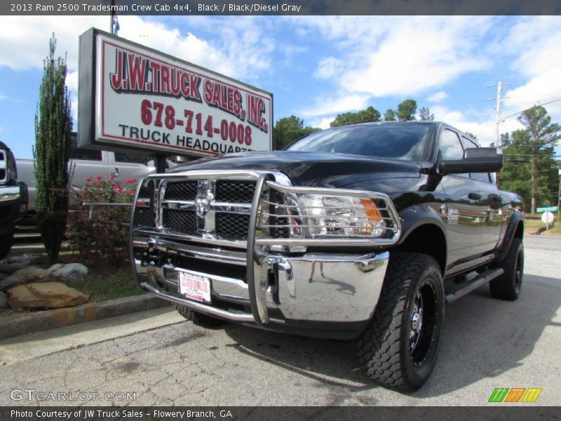 Black / Black/Diesel Gray 2013 Ram 2500 Tradesman Crew Cab 4x4