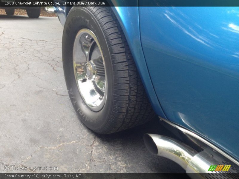 LeMans Blue / Dark Blue 1968 Chevrolet Corvette Coupe