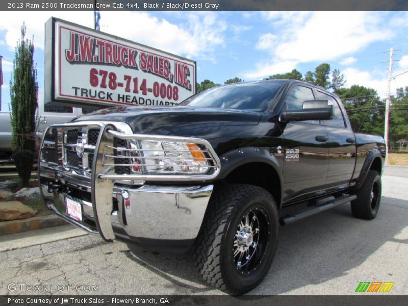 Black / Black/Diesel Gray 2013 Ram 2500 Tradesman Crew Cab 4x4