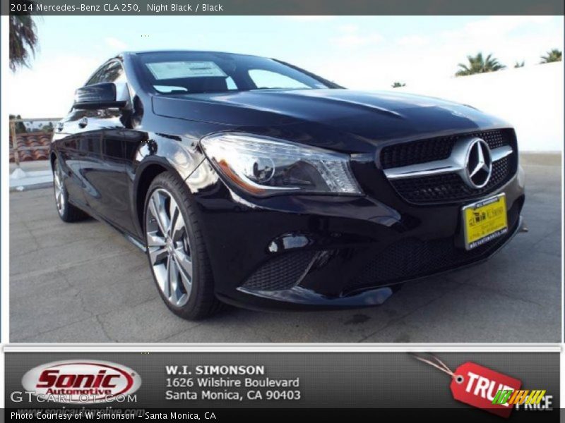 Night Black / Black 2014 Mercedes-Benz CLA 250