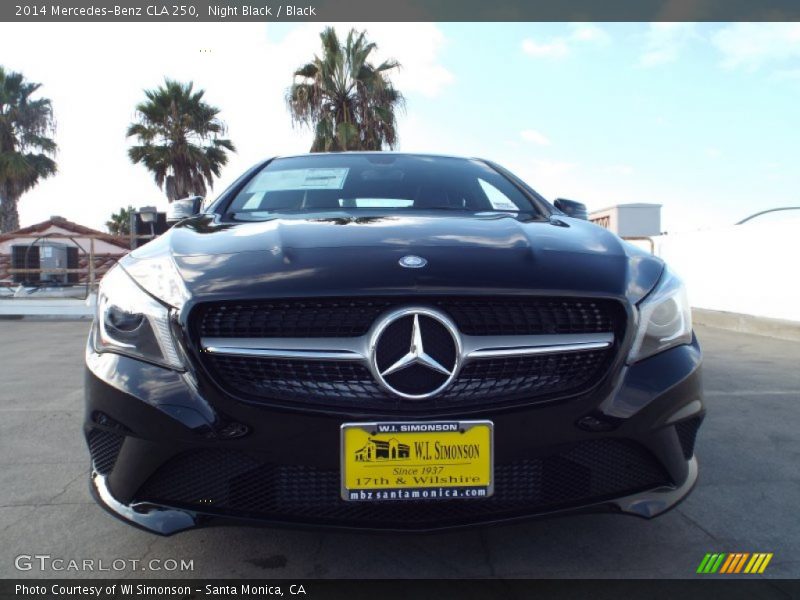 Night Black / Black 2014 Mercedes-Benz CLA 250