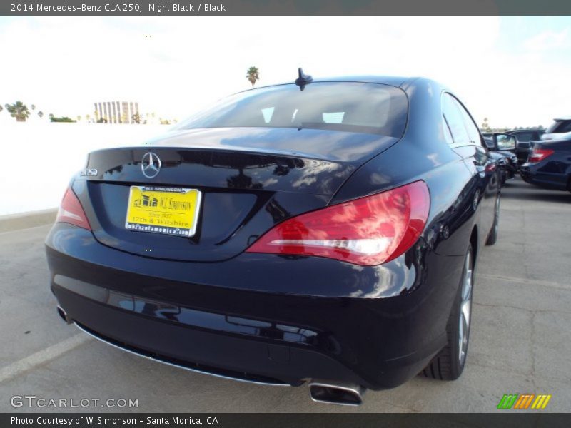 Night Black / Black 2014 Mercedes-Benz CLA 250