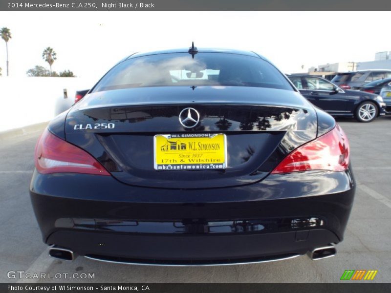 Night Black / Black 2014 Mercedes-Benz CLA 250