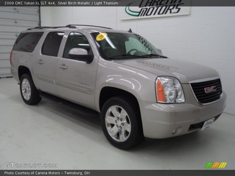 Silver Birch Metallic / Light Titanium 2009 GMC Yukon XL SLT 4x4