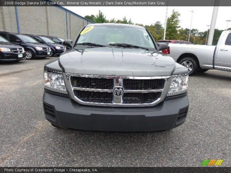 Mineral Gray Metallic / Dark Slate Gray/Medium Slate Gray 2008 Dodge Dakota SXT Crew Cab