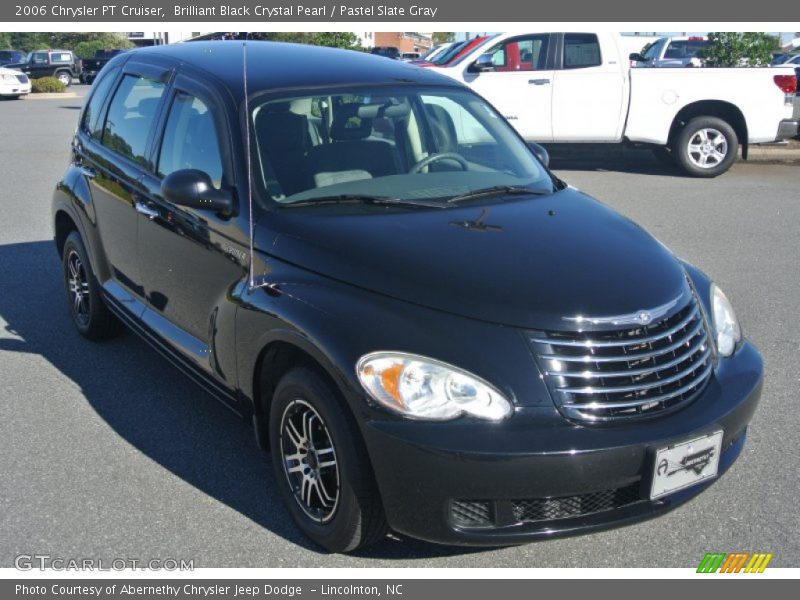 Brilliant Black Crystal Pearl / Pastel Slate Gray 2006 Chrysler PT Cruiser