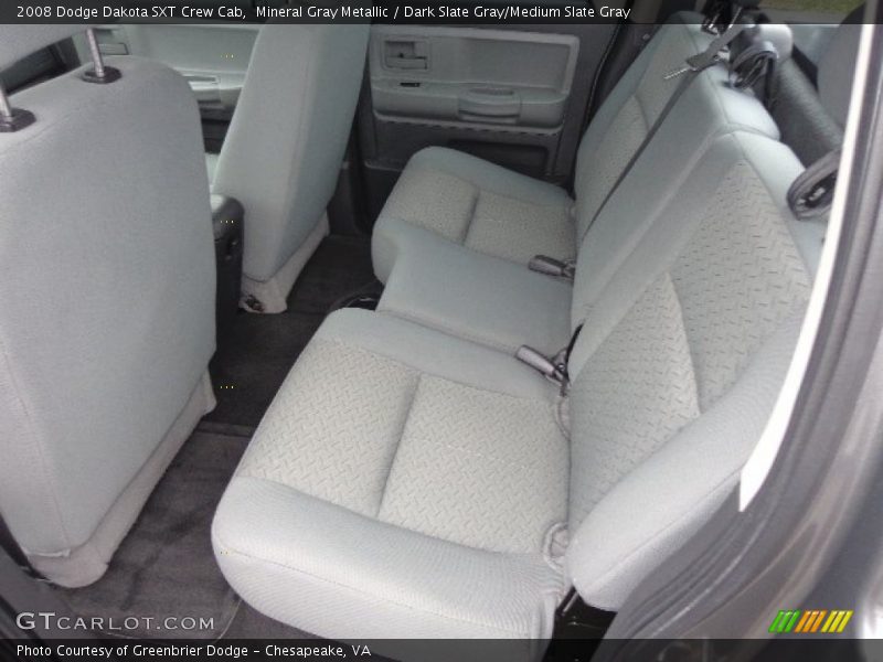 Mineral Gray Metallic / Dark Slate Gray/Medium Slate Gray 2008 Dodge Dakota SXT Crew Cab