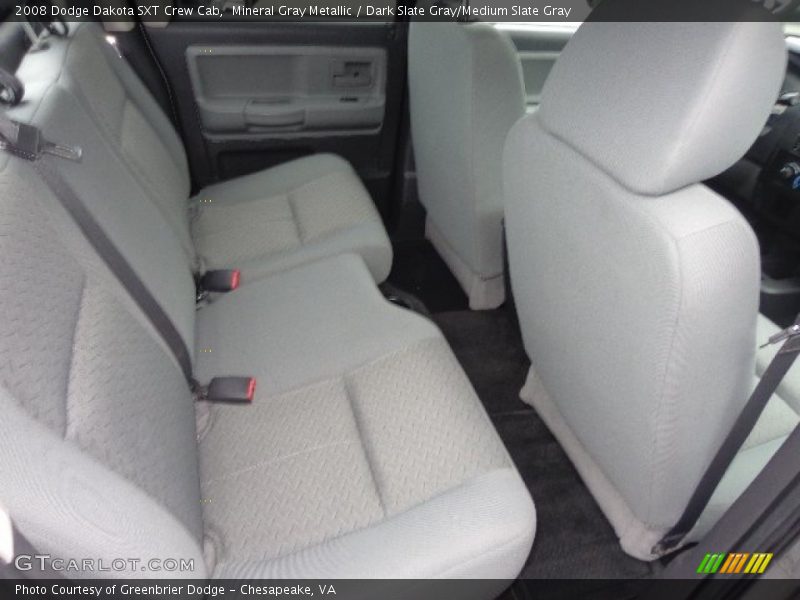 Mineral Gray Metallic / Dark Slate Gray/Medium Slate Gray 2008 Dodge Dakota SXT Crew Cab