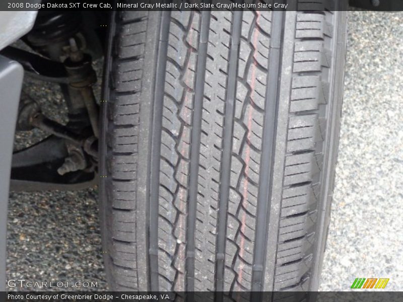 Mineral Gray Metallic / Dark Slate Gray/Medium Slate Gray 2008 Dodge Dakota SXT Crew Cab