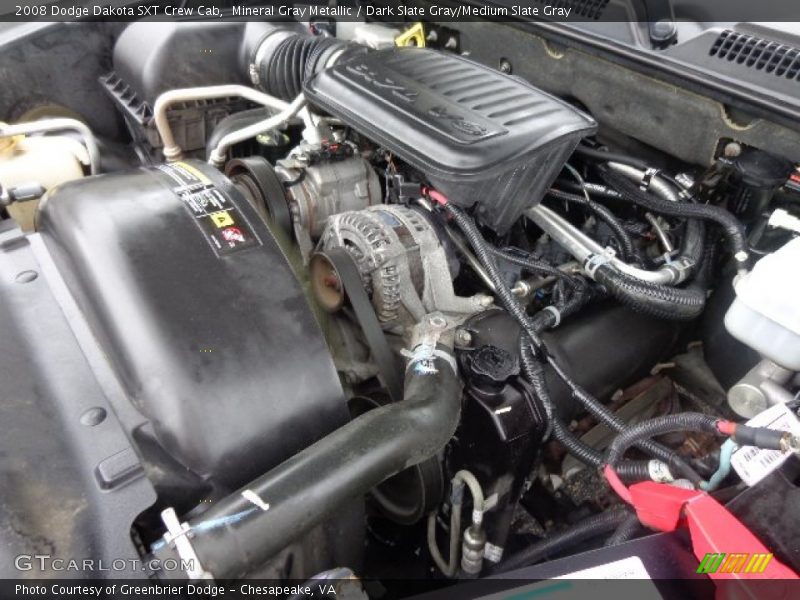 Mineral Gray Metallic / Dark Slate Gray/Medium Slate Gray 2008 Dodge Dakota SXT Crew Cab