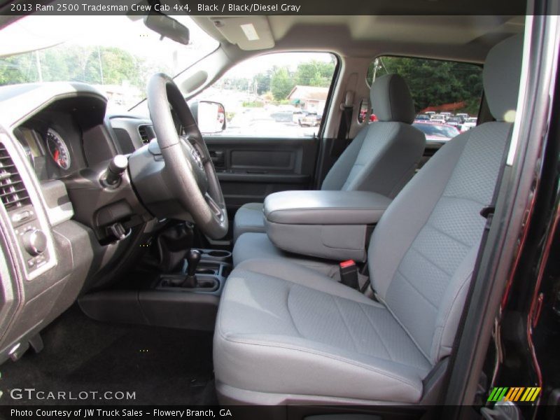 Black / Black/Diesel Gray 2013 Ram 2500 Tradesman Crew Cab 4x4