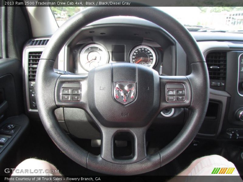 Black / Black/Diesel Gray 2013 Ram 2500 Tradesman Crew Cab 4x4