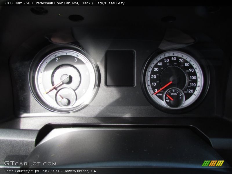 Black / Black/Diesel Gray 2013 Ram 2500 Tradesman Crew Cab 4x4