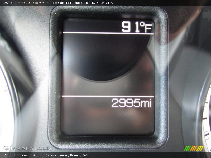 Black / Black/Diesel Gray 2013 Ram 2500 Tradesman Crew Cab 4x4