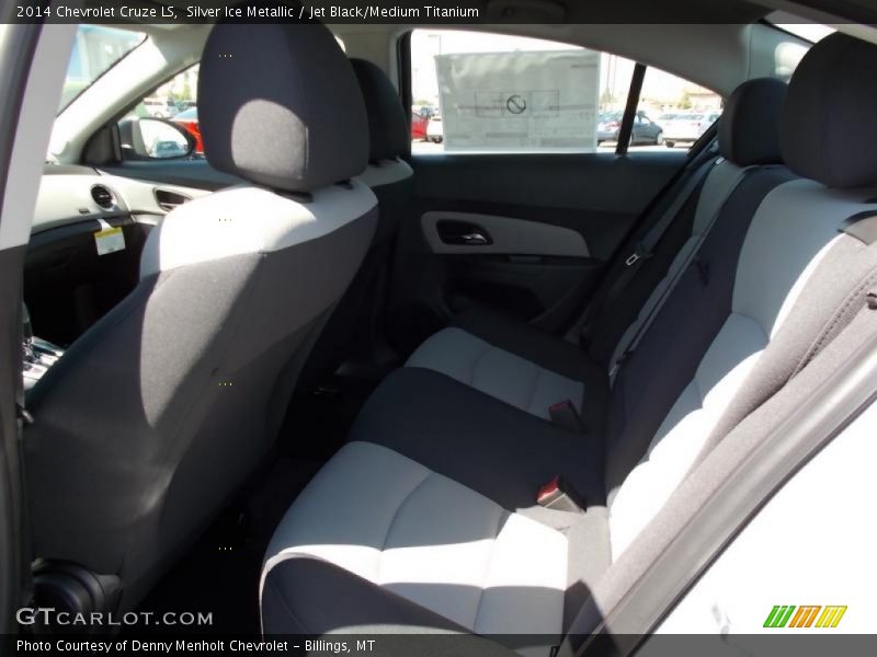 Silver Ice Metallic / Jet Black/Medium Titanium 2014 Chevrolet Cruze LS