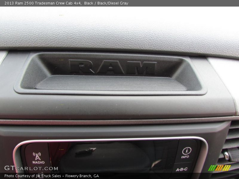 Black / Black/Diesel Gray 2013 Ram 2500 Tradesman Crew Cab 4x4