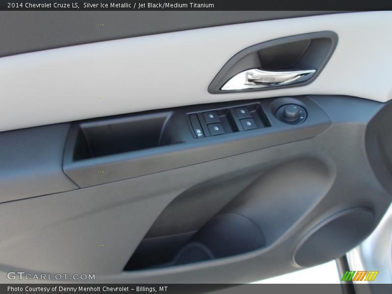 Silver Ice Metallic / Jet Black/Medium Titanium 2014 Chevrolet Cruze LS