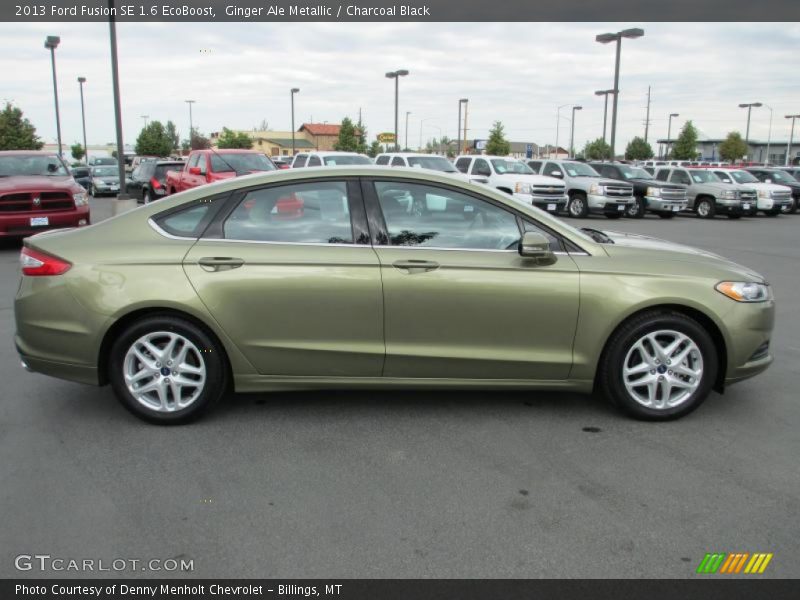 Ginger Ale Metallic / Charcoal Black 2013 Ford Fusion SE 1.6 EcoBoost