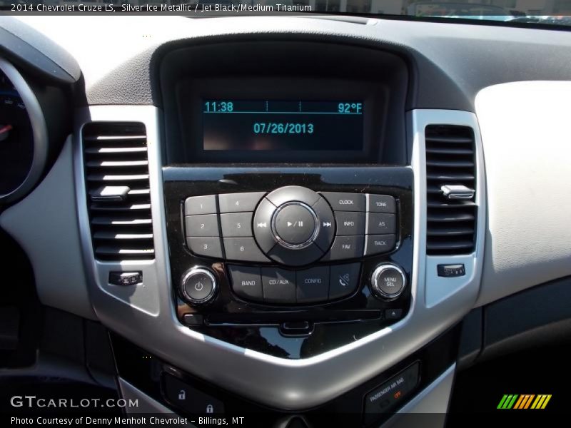 Silver Ice Metallic / Jet Black/Medium Titanium 2014 Chevrolet Cruze LS