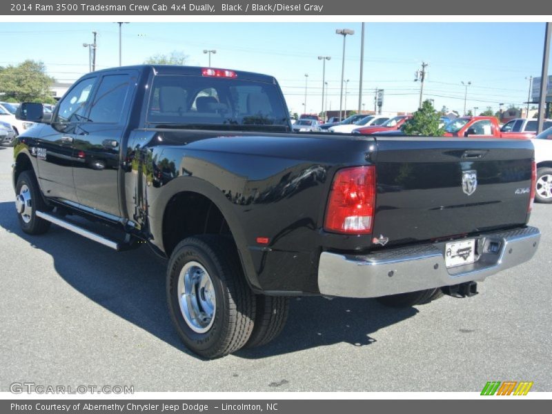 Black / Black/Diesel Gray 2014 Ram 3500 Tradesman Crew Cab 4x4 Dually