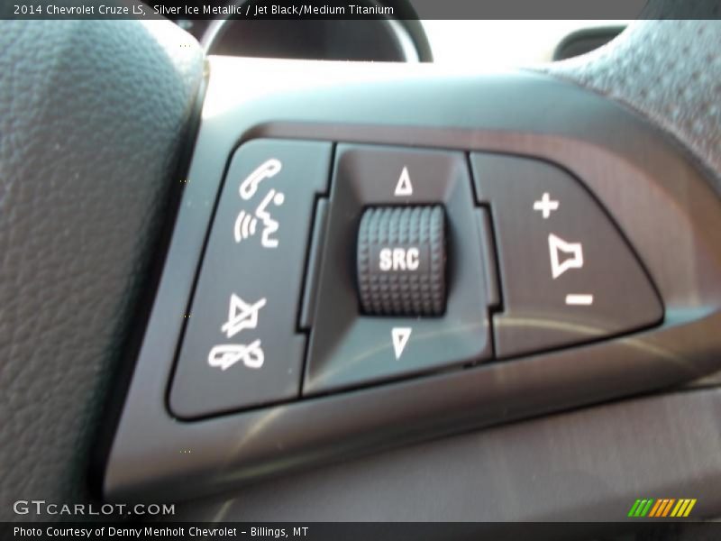 Silver Ice Metallic / Jet Black/Medium Titanium 2014 Chevrolet Cruze LS