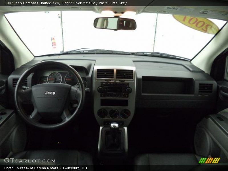 Bright Silver Metallic / Pastel Slate Gray 2007 Jeep Compass Limited 4x4