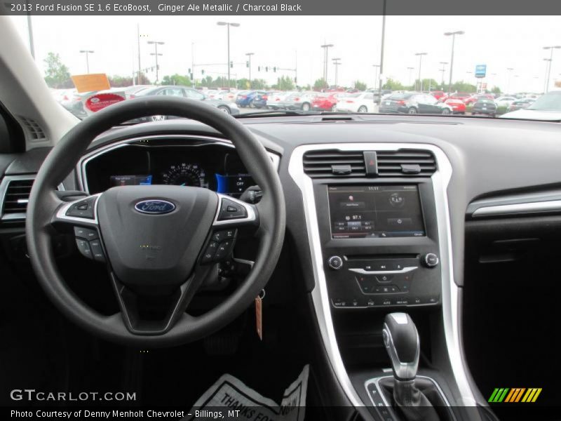 Ginger Ale Metallic / Charcoal Black 2013 Ford Fusion SE 1.6 EcoBoost