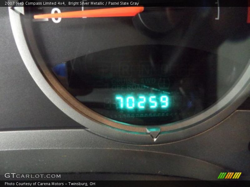 Bright Silver Metallic / Pastel Slate Gray 2007 Jeep Compass Limited 4x4