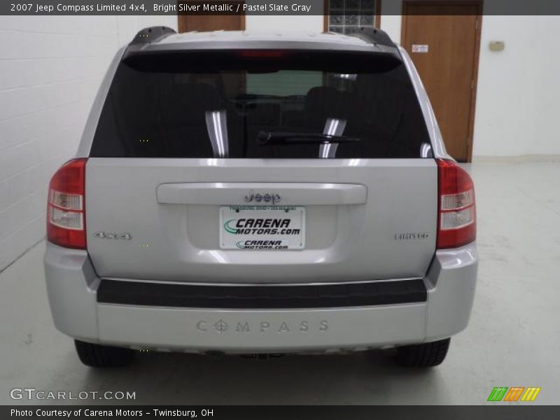 Bright Silver Metallic / Pastel Slate Gray 2007 Jeep Compass Limited 4x4