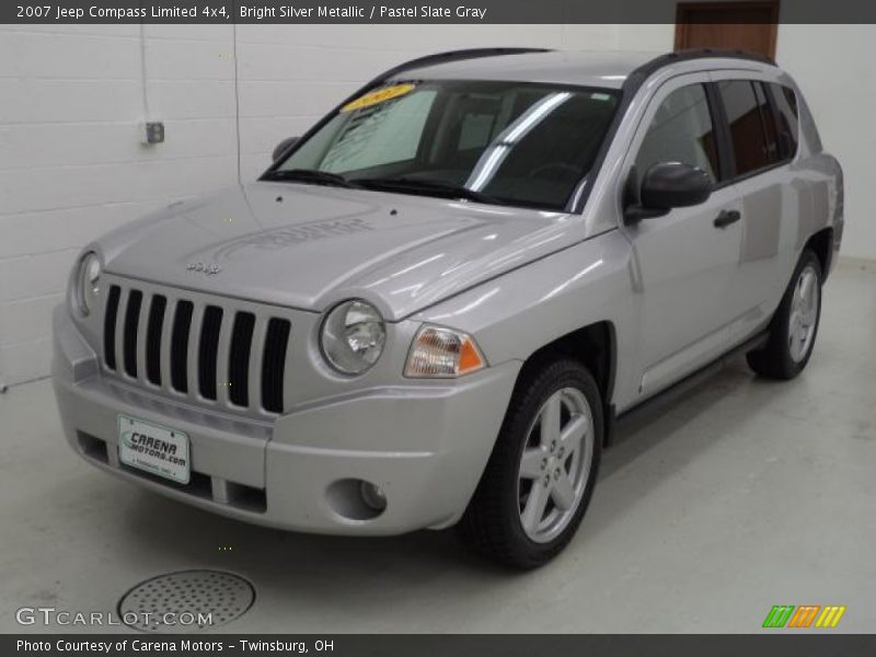 Bright Silver Metallic / Pastel Slate Gray 2007 Jeep Compass Limited 4x4
