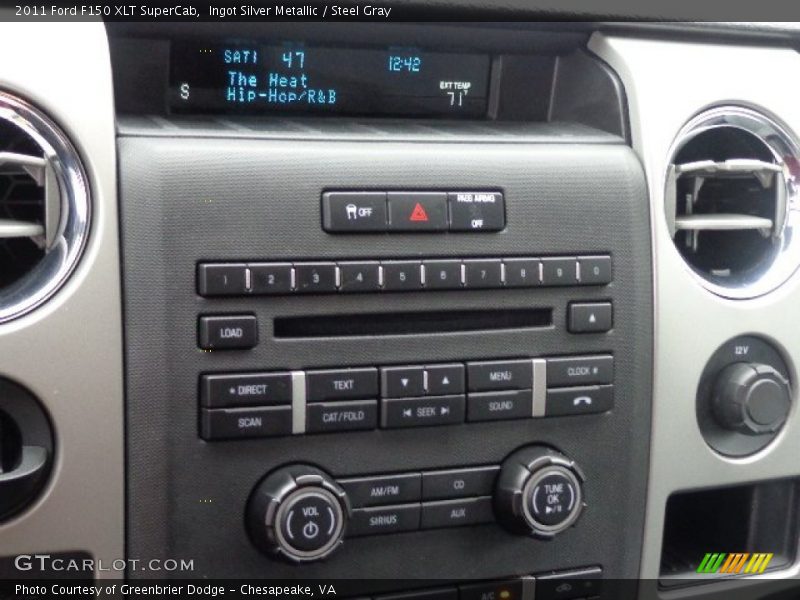 Ingot Silver Metallic / Steel Gray 2011 Ford F150 XLT SuperCab