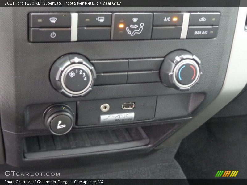 Ingot Silver Metallic / Steel Gray 2011 Ford F150 XLT SuperCab