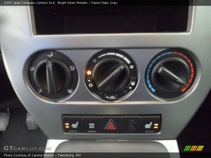 Bright Silver Metallic / Pastel Slate Gray 2007 Jeep Compass Limited 4x4