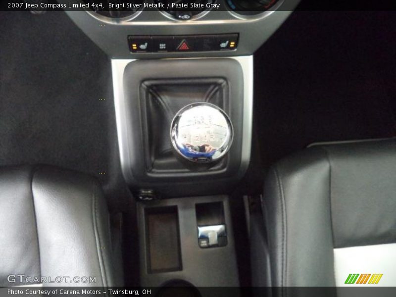 Bright Silver Metallic / Pastel Slate Gray 2007 Jeep Compass Limited 4x4