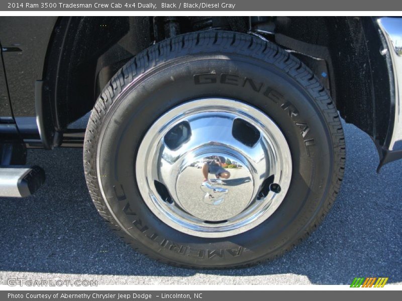 Black / Black/Diesel Gray 2014 Ram 3500 Tradesman Crew Cab 4x4 Dually