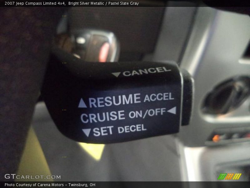 Bright Silver Metallic / Pastel Slate Gray 2007 Jeep Compass Limited 4x4