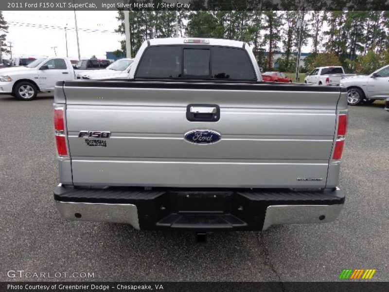 Ingot Silver Metallic / Steel Gray 2011 Ford F150 XLT SuperCab