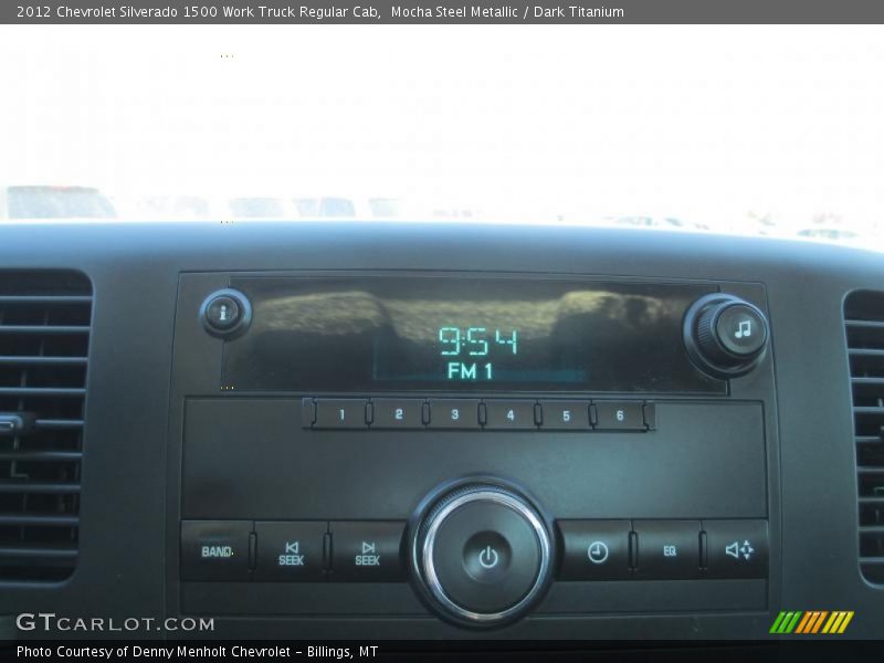 Mocha Steel Metallic / Dark Titanium 2012 Chevrolet Silverado 1500 Work Truck Regular Cab