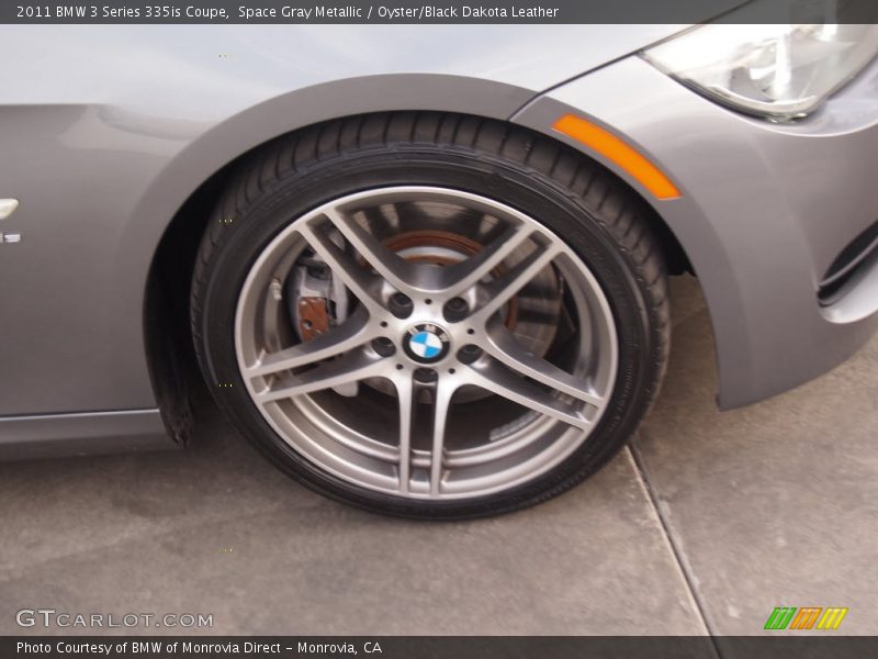 Space Gray Metallic / Oyster/Black Dakota Leather 2011 BMW 3 Series 335is Coupe