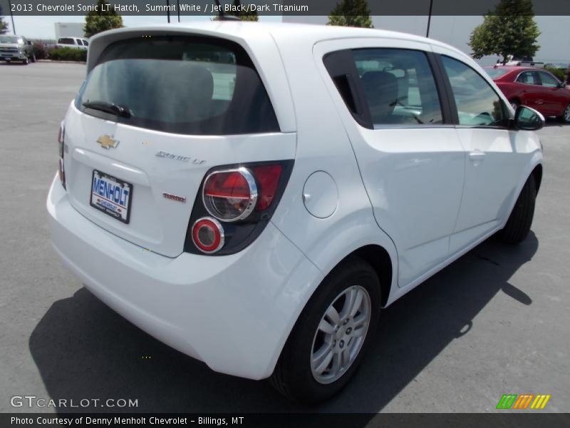 Summit White / Jet Black/Dark Titanium 2013 Chevrolet Sonic LT Hatch