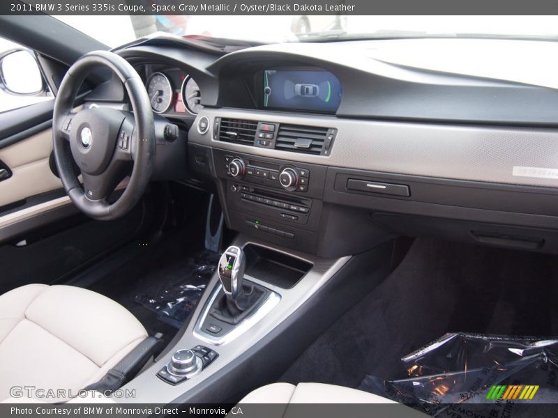 Space Gray Metallic / Oyster/Black Dakota Leather 2011 BMW 3 Series 335is Coupe