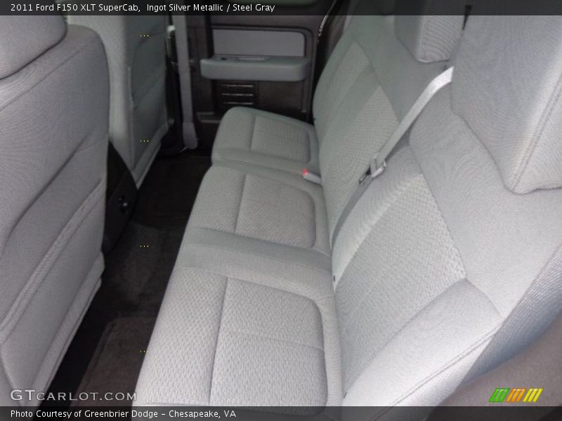 Ingot Silver Metallic / Steel Gray 2011 Ford F150 XLT SuperCab