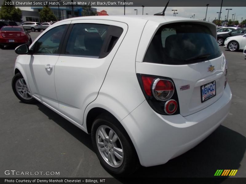 Summit White / Jet Black/Dark Titanium 2013 Chevrolet Sonic LT Hatch