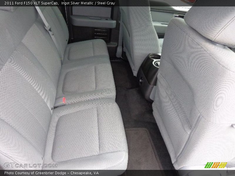 Ingot Silver Metallic / Steel Gray 2011 Ford F150 XLT SuperCab