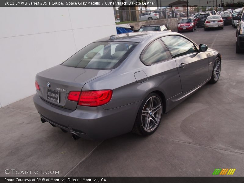 Space Gray Metallic / Oyster/Black Dakota Leather 2011 BMW 3 Series 335is Coupe