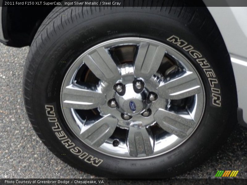 Ingot Silver Metallic / Steel Gray 2011 Ford F150 XLT SuperCab