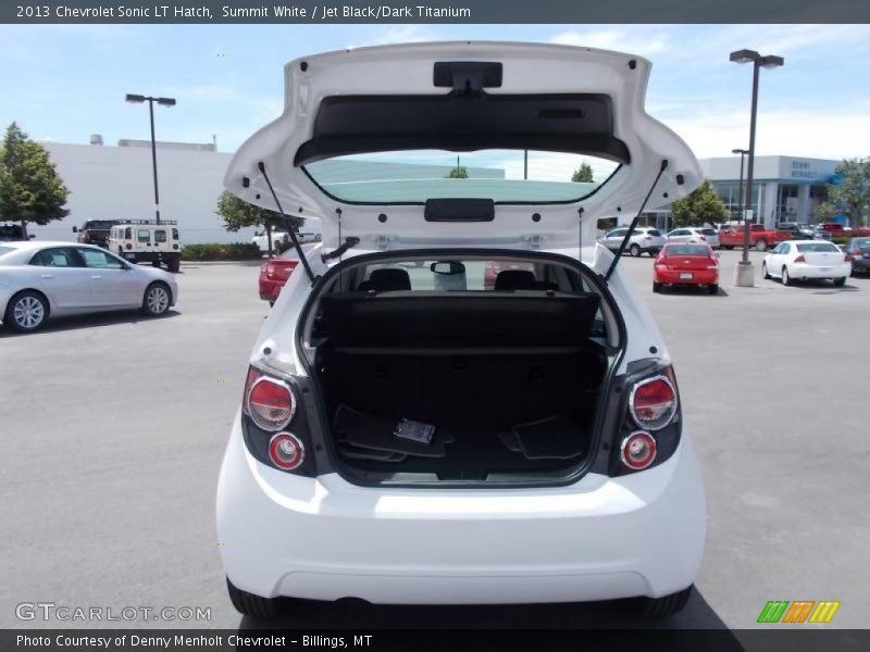Summit White / Jet Black/Dark Titanium 2013 Chevrolet Sonic LT Hatch
